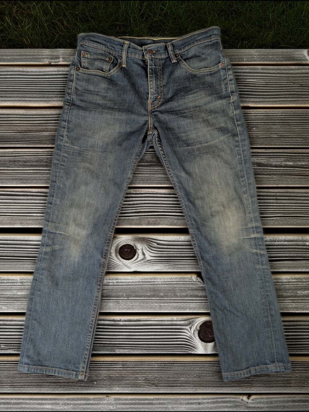 Levi's 511 Jeans Men's 32X29 Slim Straight Mud Wash Blue